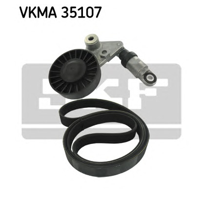 Photo V-Ribbed Belt Set SKF VKMA35107