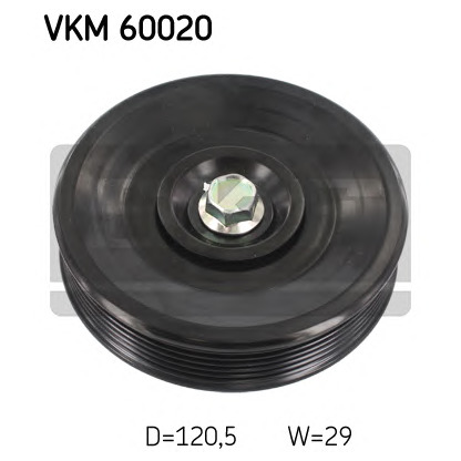 Photo Deflection/Guide Pulley, v-ribbed belt SKF VKM60020