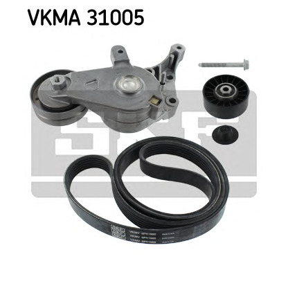 Photo V-Ribbed Belt Set SKF VKMA31005