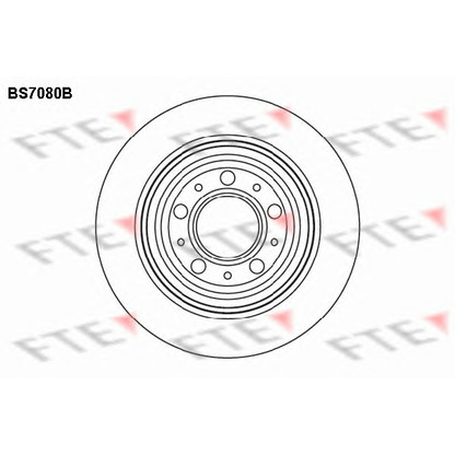 Photo Brake Disc FTE BS7080B