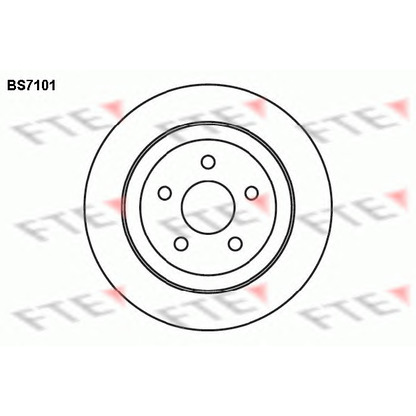 Фото Тормозной диск FTE BS7101