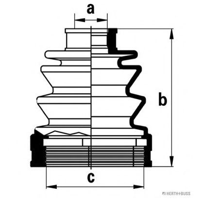 Zdjęcie Zestaw osłon, półoż napędowa HERTH+BUSS J2883007