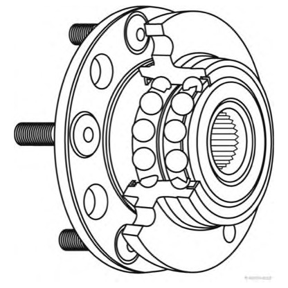 Photo Wheel Bearing Kit HERTH+BUSS J4710914