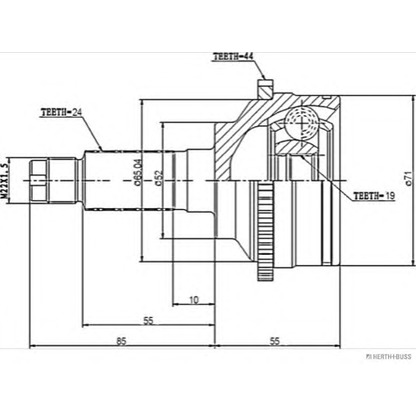 Foto Kit giunti, Semiasse HERTH+BUSS J2823118