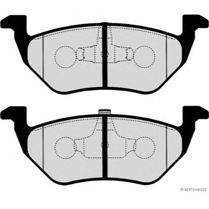 Photo Brake Pad Set, disc brake HERTH+BUSS J3613023