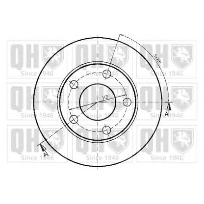 Photo Brake Disc QUINTON HAZELL BDC3932