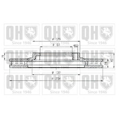 Фото Тормозной диск QUINTON HAZELL BDC5167