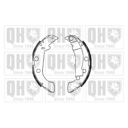 Photo Brake Shoe Set QUINTON HAZELL BS1080