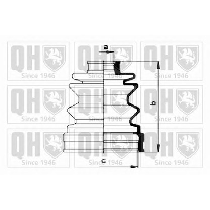 Foto Juego de fuelles, árbol de transmisión QUINTON HAZELL QJB279