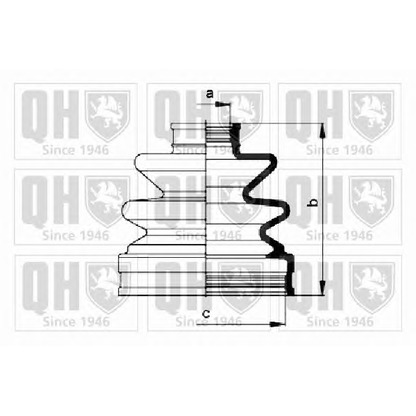 Zdjęcie Zestaw osłon, półoż napędowa QUINTON HAZELL QJB564