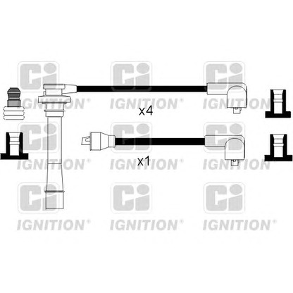 Foto Zündleitungssatz QUINTON HAZELL XC1061