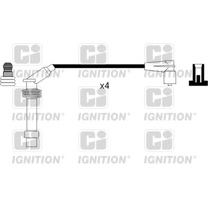 Photo Kit de câbles d'allumage QUINTON HAZELL XC975