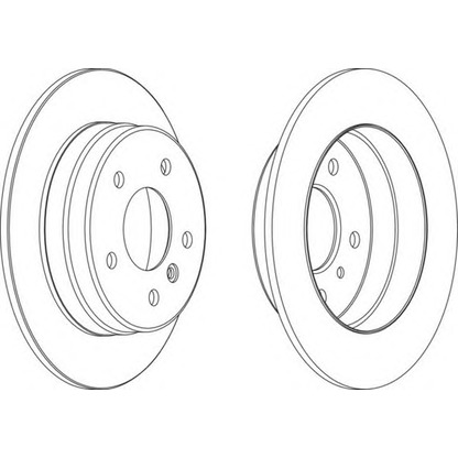 Photo Brake Disc FERODO DDF1362C1