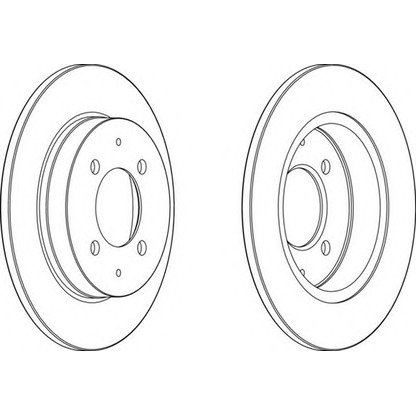 Zdjęcie Tarcza hamulcowa FERODO DDF16221