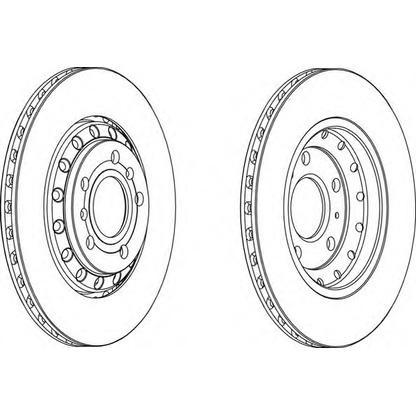 Photo Brake Disc FERODO DDF1934C1