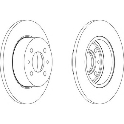 Photo Brake Disc FERODO DDF081