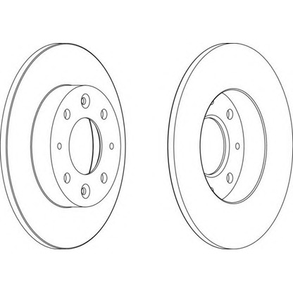 Photo Brake Disc FERODO DDF1412