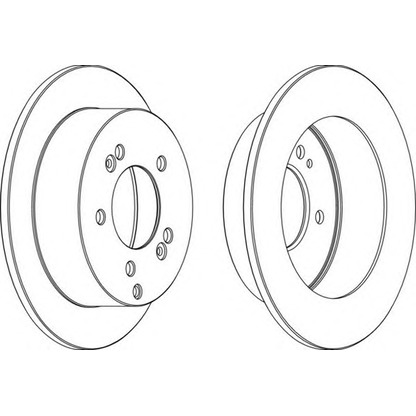 Photo Brake Disc FERODO DDF1447