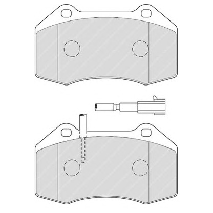 Photo Brake Pad Set, disc brake FERODO FSL4320