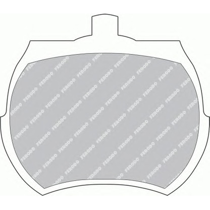 Фото Комплект тормозных колодок, дисковый тормоз FERODO FSL824