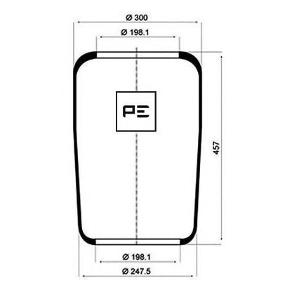 Foto Soffietto, Sospensione pneumatica PE Automotive 08402270A