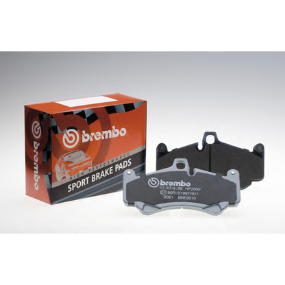 Фото Комплект тормозных колодок, дисковый тормоз BREMBO 07B31421