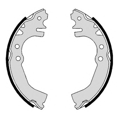 Photo Brake Shoe Set BREMBO S16513