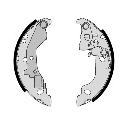 Photo Brake Shoe Set BREMBO S23520