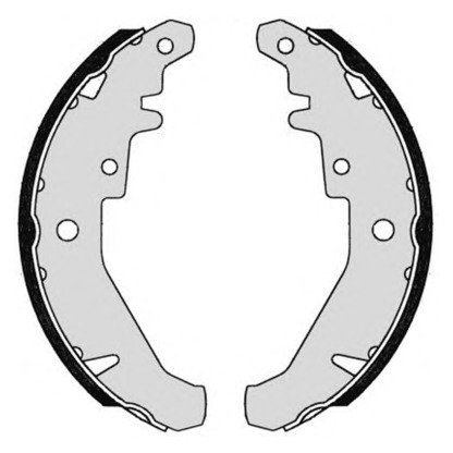 Zdjęcie Zesatw szczęk hamulcowych BREMBO S23548