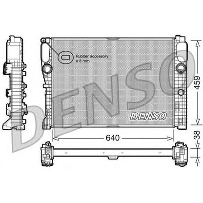 Photo Radiator, engine cooling DENSO DRM17014
