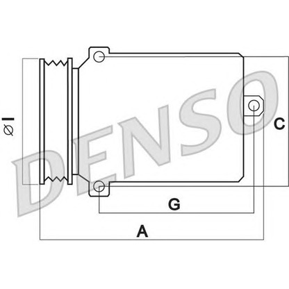 Photo Compresseur, climatisation DENSO DCP05020