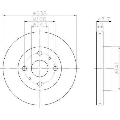 Foto Disco de freno MINTEX MDC908