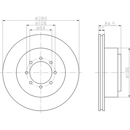 Foto Disco de freno MINTEX MDC995