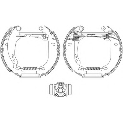 Photo Brake Shoe Set MINTEX MSP179