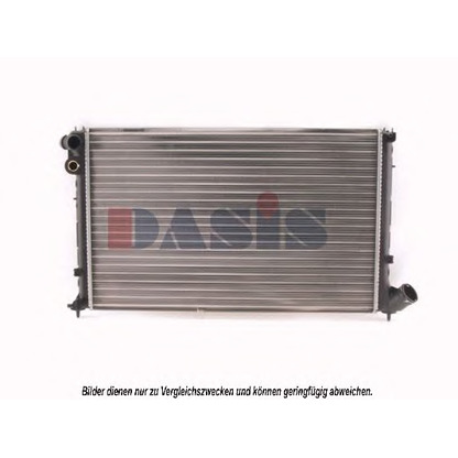 Photo Radiateur, refroidissement du moteur AKS DASIS 160240N