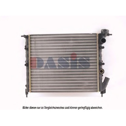 Photo Radiator, engine cooling AKS DASIS 180640N