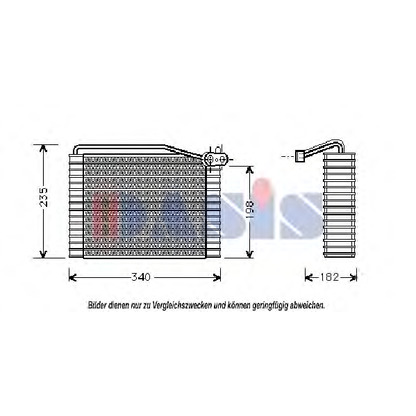 Foto Verdampfer, Klimaanlage AKS DASIS 820144N