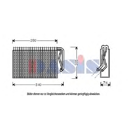 Photo Evaporator, air conditioning AKS DASIS 820229N