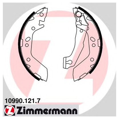 Zdjęcie Zesatw szczęk hamulcowych ZIMMERMANN 109901217