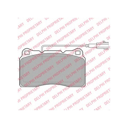 Photo Brake Pad Set, disc brake DELPHI LP2045