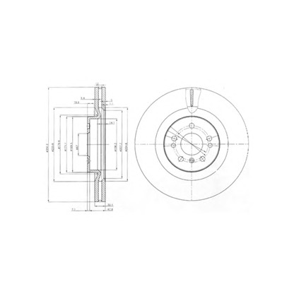 Photo Brake Disc DELPHI BG9013