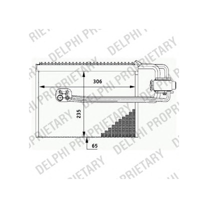 Photo Evaporator, air conditioning DELPHI TSP0525184