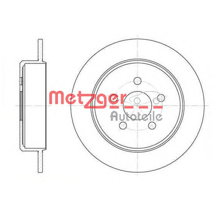 Photo Disque de frein METZGER 690100