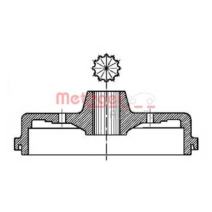 Foto Tambor de freno METZGER BT713