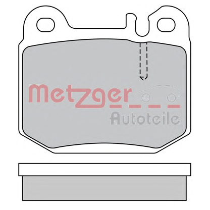 Foto Juego de pastillas de freno METZGER 1170157