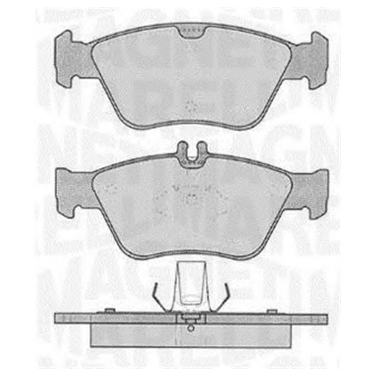 Foto Juego de pastillas de freno MAGNETI MARELLI 363916060310