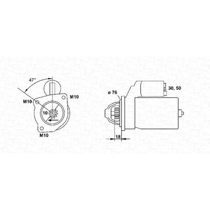 Foto Starter MAGNETI MARELLI 943251656010