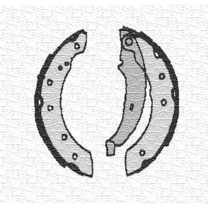 Photo Brake Shoe Set MAGNETI MARELLI 363617400000