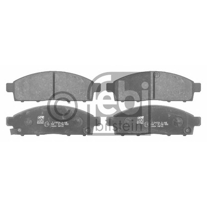 Фото Комплект тормозных колодок, дисковый тормоз FEBI BILSTEIN 16624