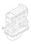 Двигат.без навесн.оборуд., состоит из:, Клапанная крышка, Гбц, Кривошипный механизм, Кривошипно-шатунный мех., Масляный поддон